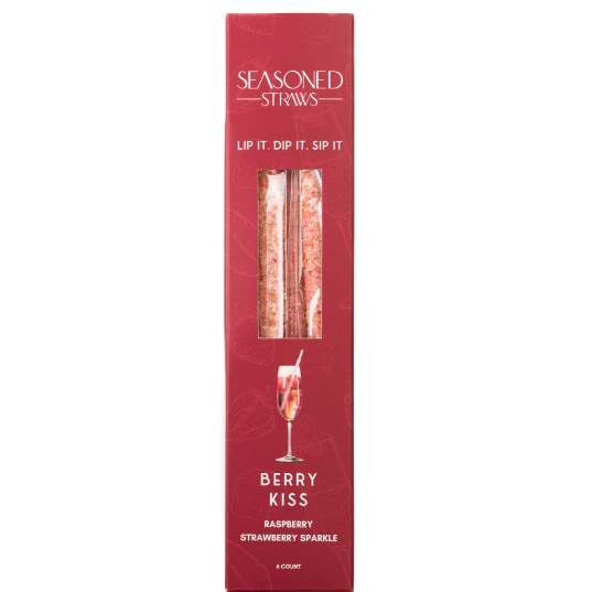 Berry Kiss 6ct. Seasoned Straws