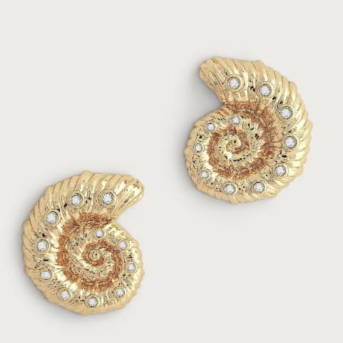 Shell Stud Earrings