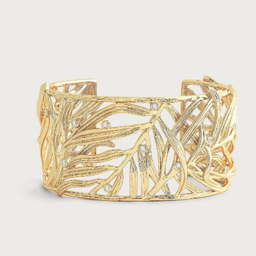 Palm Leaves Cuff