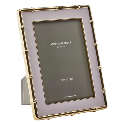 Pale Pink & Gold Bamboo Photo Frame-5x7