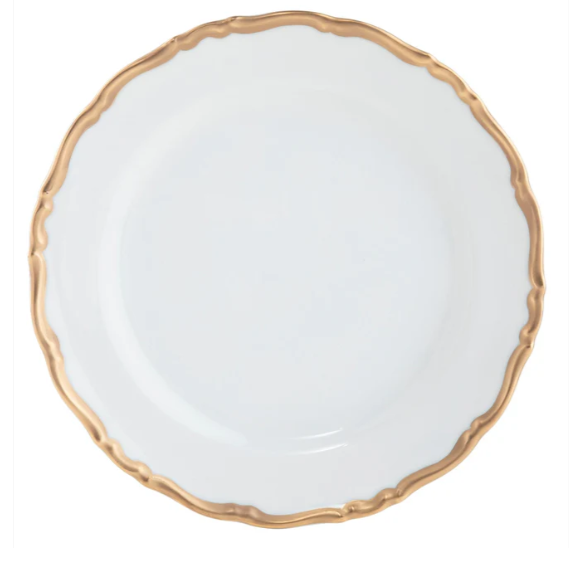 Birmingham Gold Dinner Plate with Monogram