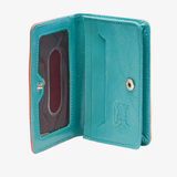 Business Card Case-Orange/Sky