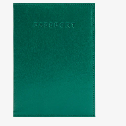 Passport Cover-Teal/Geranium