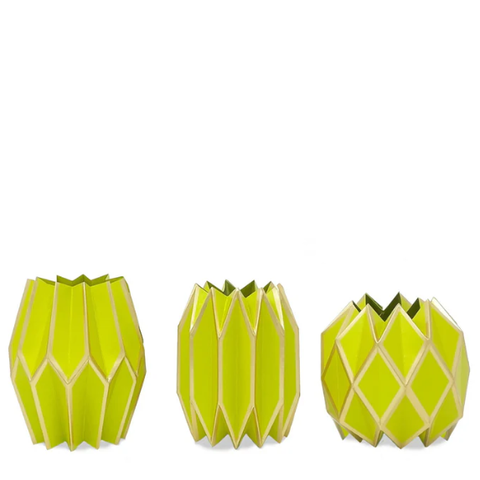 Vase Wraps - Chartreuse