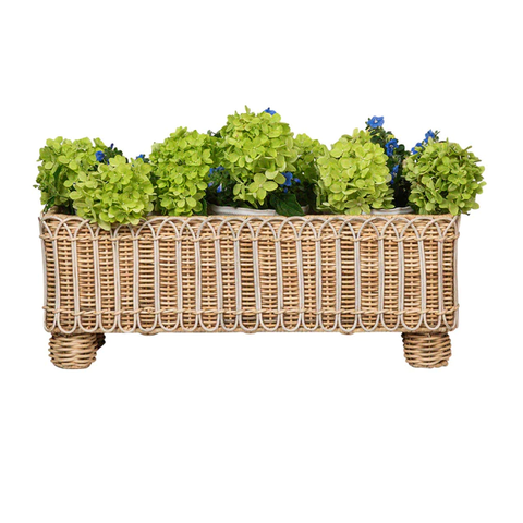 Provence Rattan 20" Rectangle Planter