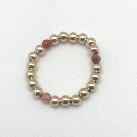 Pippi Ring - Gold/Cornelian