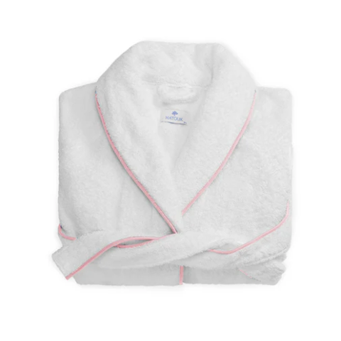 Cairo Small Robe White/Pink