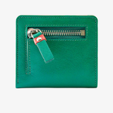 Snap Evening Wallet-Emerald & Geranium