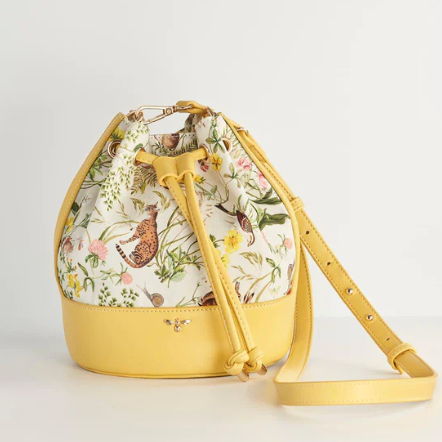 Meadow Creatures Bucket Bag - Yellow