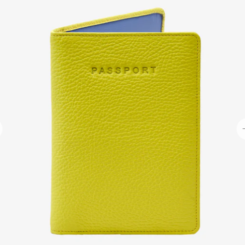 Passport Wallet - Lime