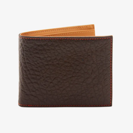 Traditional Amsterdam Billfold Wallet - Chocolate