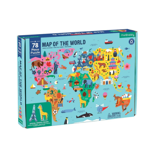 Map of the World Geography Puzzle