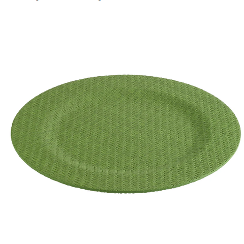 Wicker Charger Plates-Grass