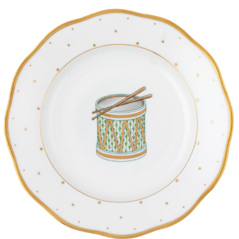 Christmas Dessert Plate-Drum