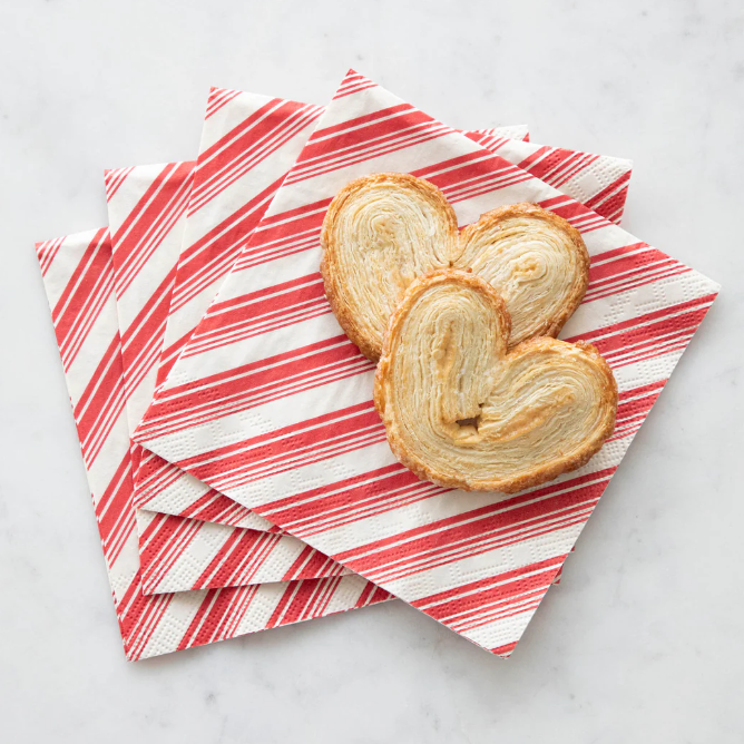 Peppermint Stripe Cocktail Napkins