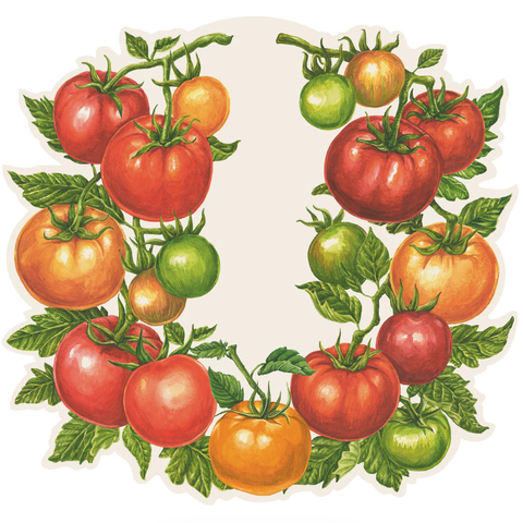 Die-cut Tomato Placemat