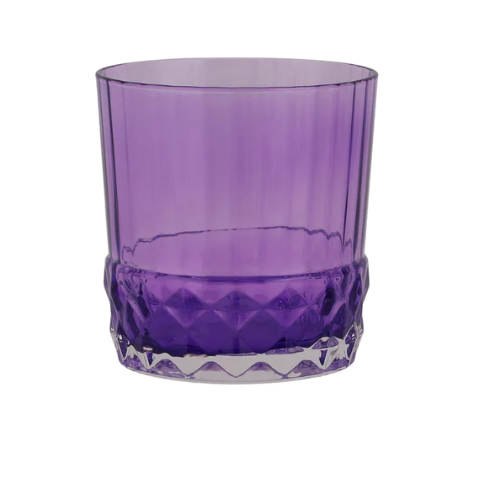 Deco Purple Short Tumbler