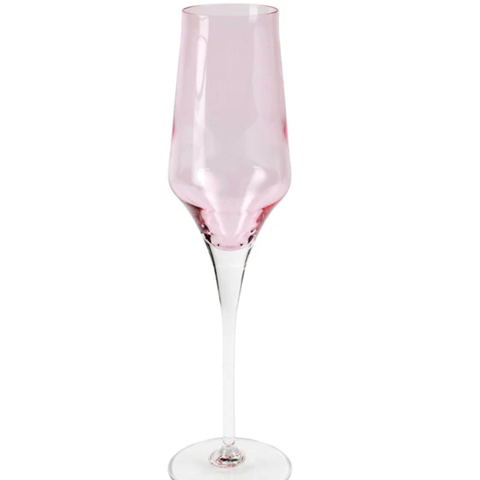 Contessa Pink Champagne Glass