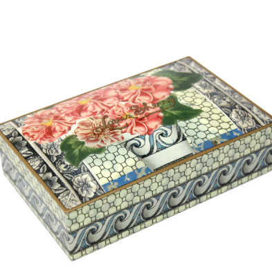 12 Piece Chocolates John Derian Pink Flower
