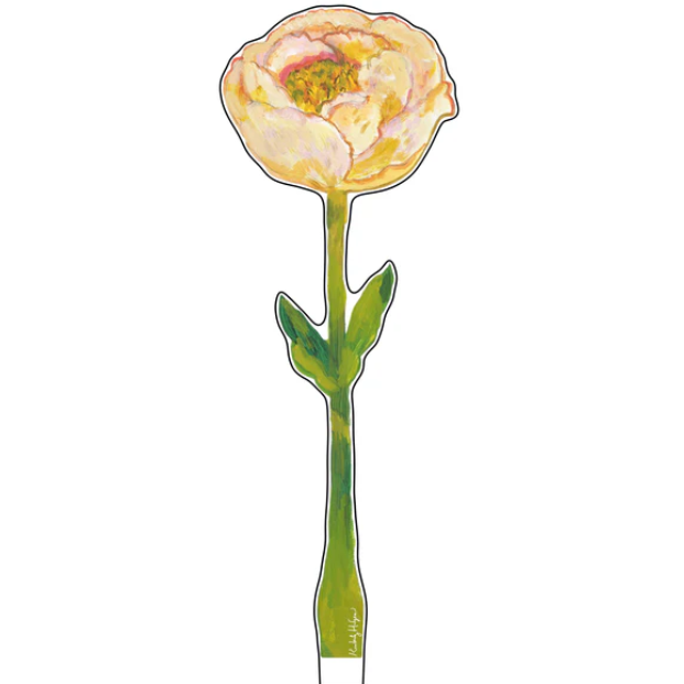 Cream Peony Large Acrylic Flower