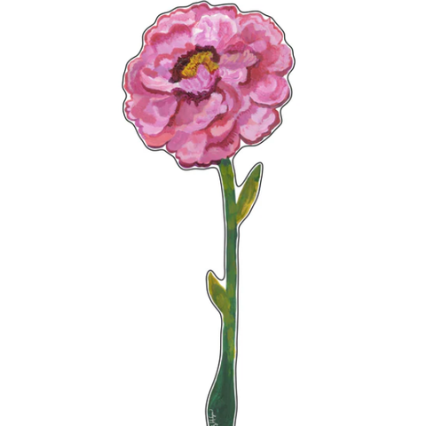 Tall Magenta Peony Large Acrylic Flower