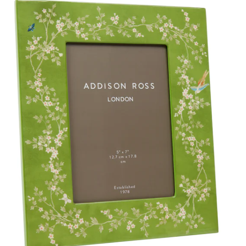 Green Chinoiserie Frame-5x7