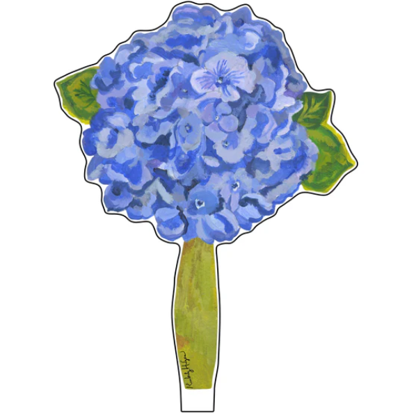 Hydrangea Royal Blue Small Acrylic Flower