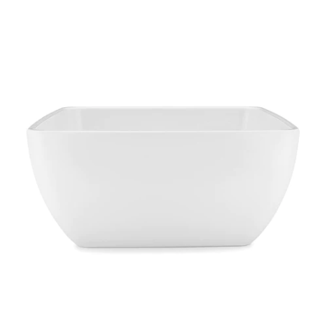 Diamond White Square Serving Bowl