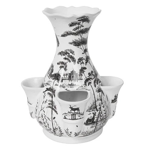 Country Estate 11.5" Tulipiere Vase - Flint Grey