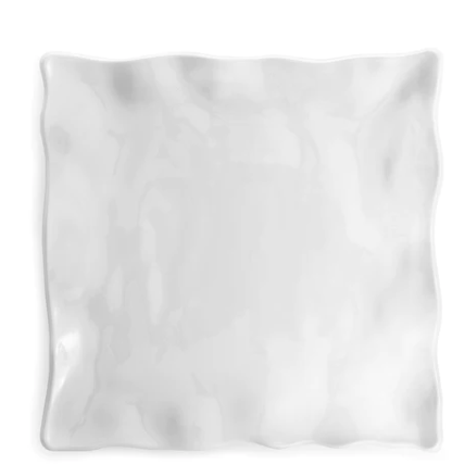 Ruffle White Square Small Platter