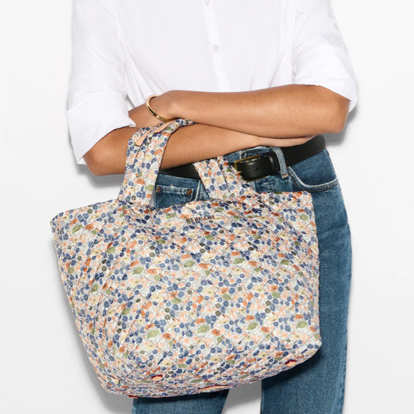 Small Metro Tote Deluxe-Poppy Forest