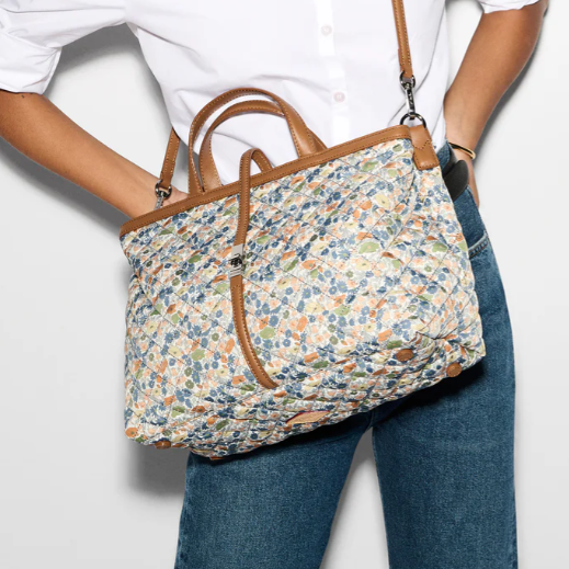 Medium Astor Top Handle-Poppy Forest