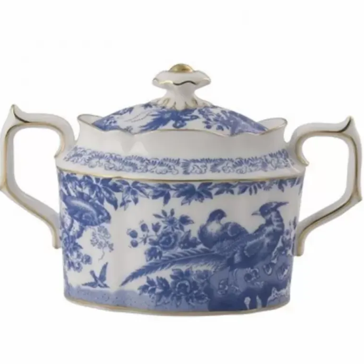 Blue Aves Covered Sugar Bowl