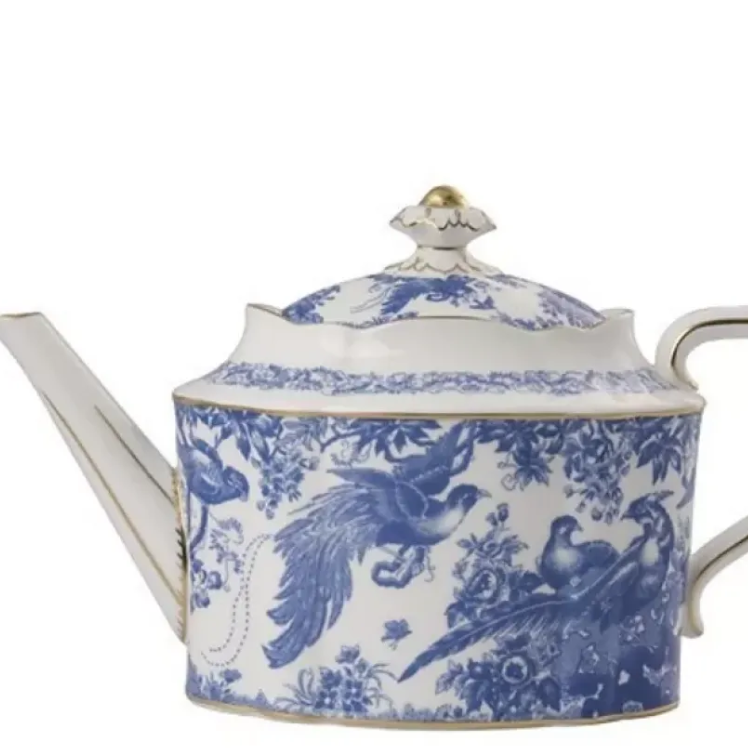 Blue Aves Teapot