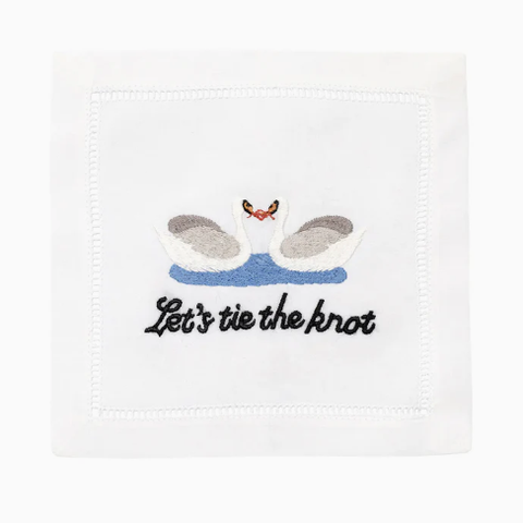 Let's Tie the Knot Cocktail Napkins