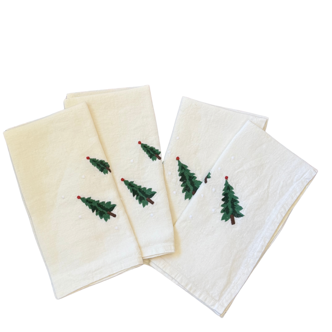 Slope Firs Napkin-Set of Four