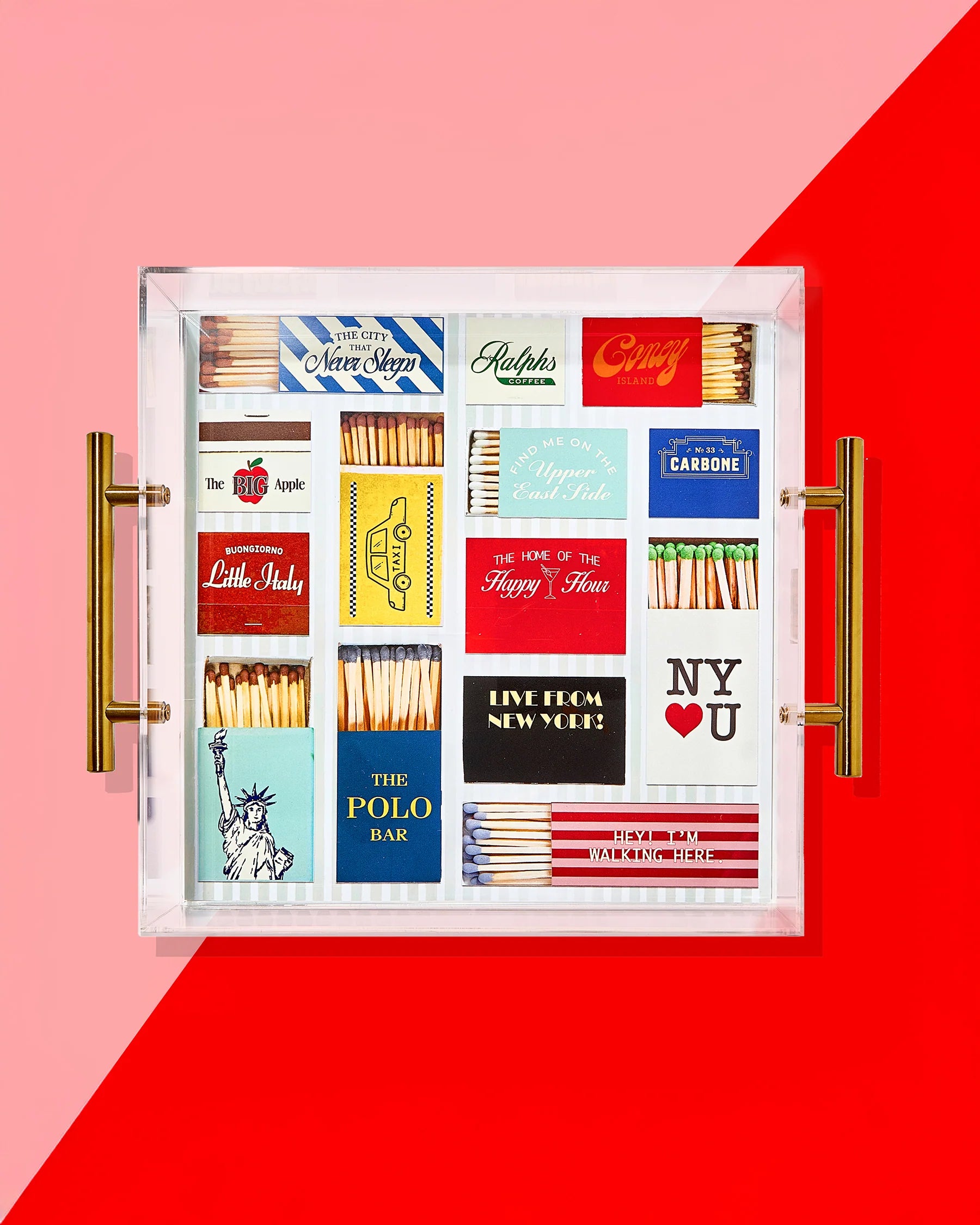 New York Matchbook Large Tray