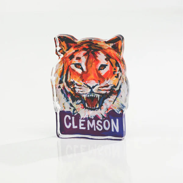 Clemson Tiger Acrylic-Bitty