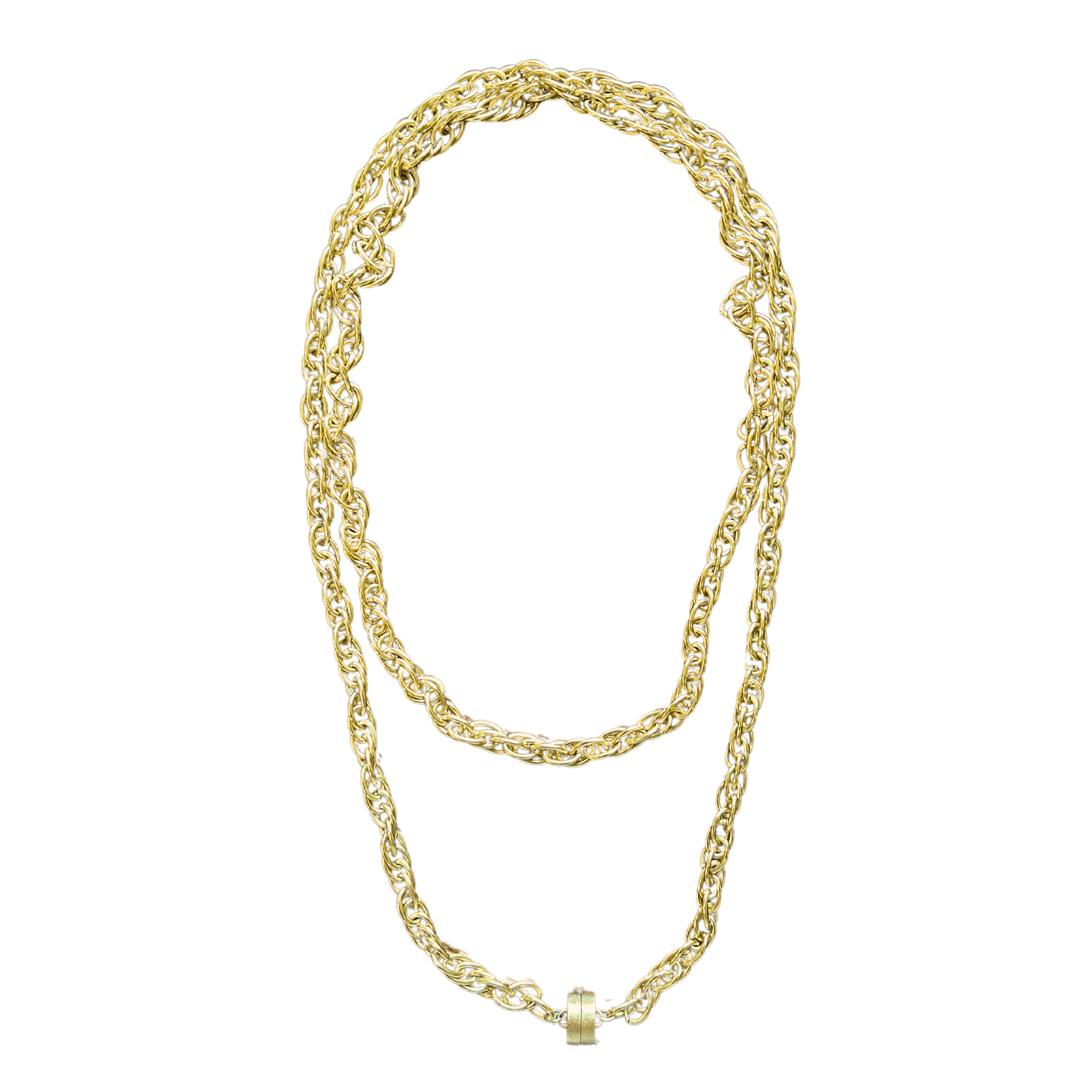 14K Gold Plated Opera Necklace