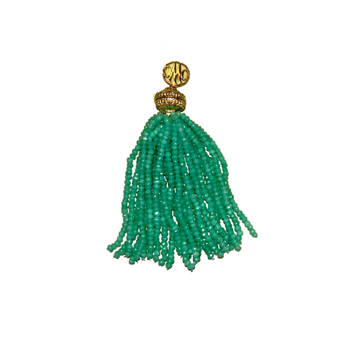 Dyed Green Chalcedony Centerpiece