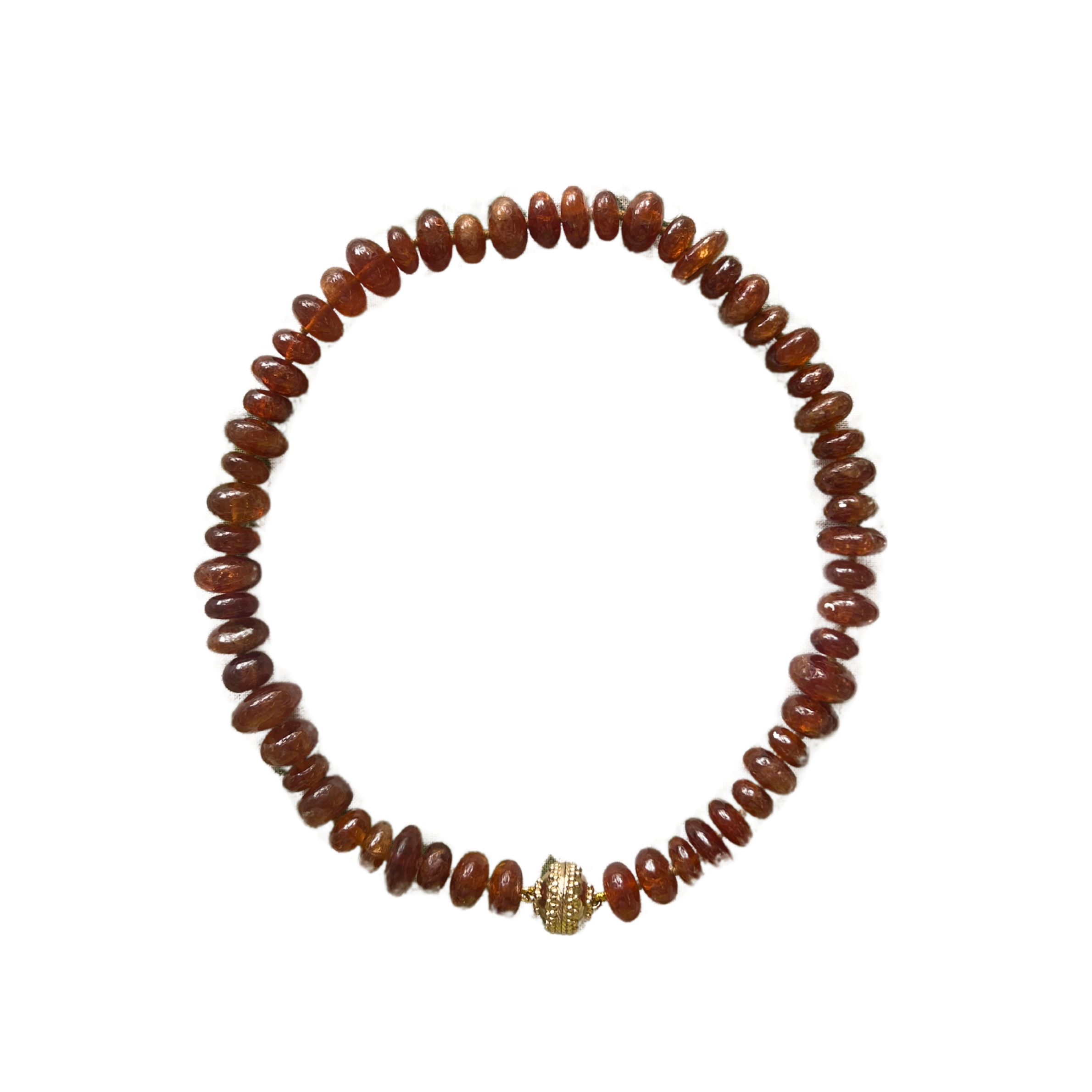 Hessonite Garnet Necklace