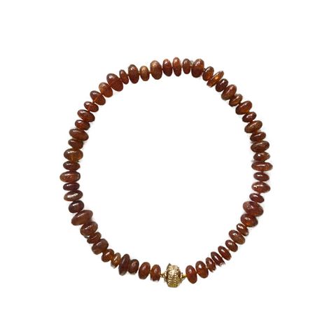 Hessonite Garnet Necklace