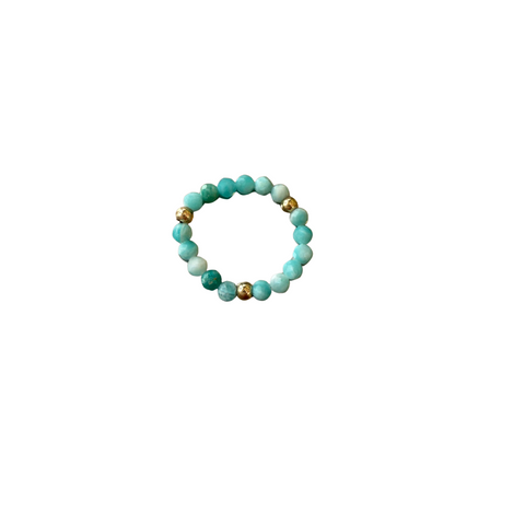 Pippi Ring - Aquamarine/Gold