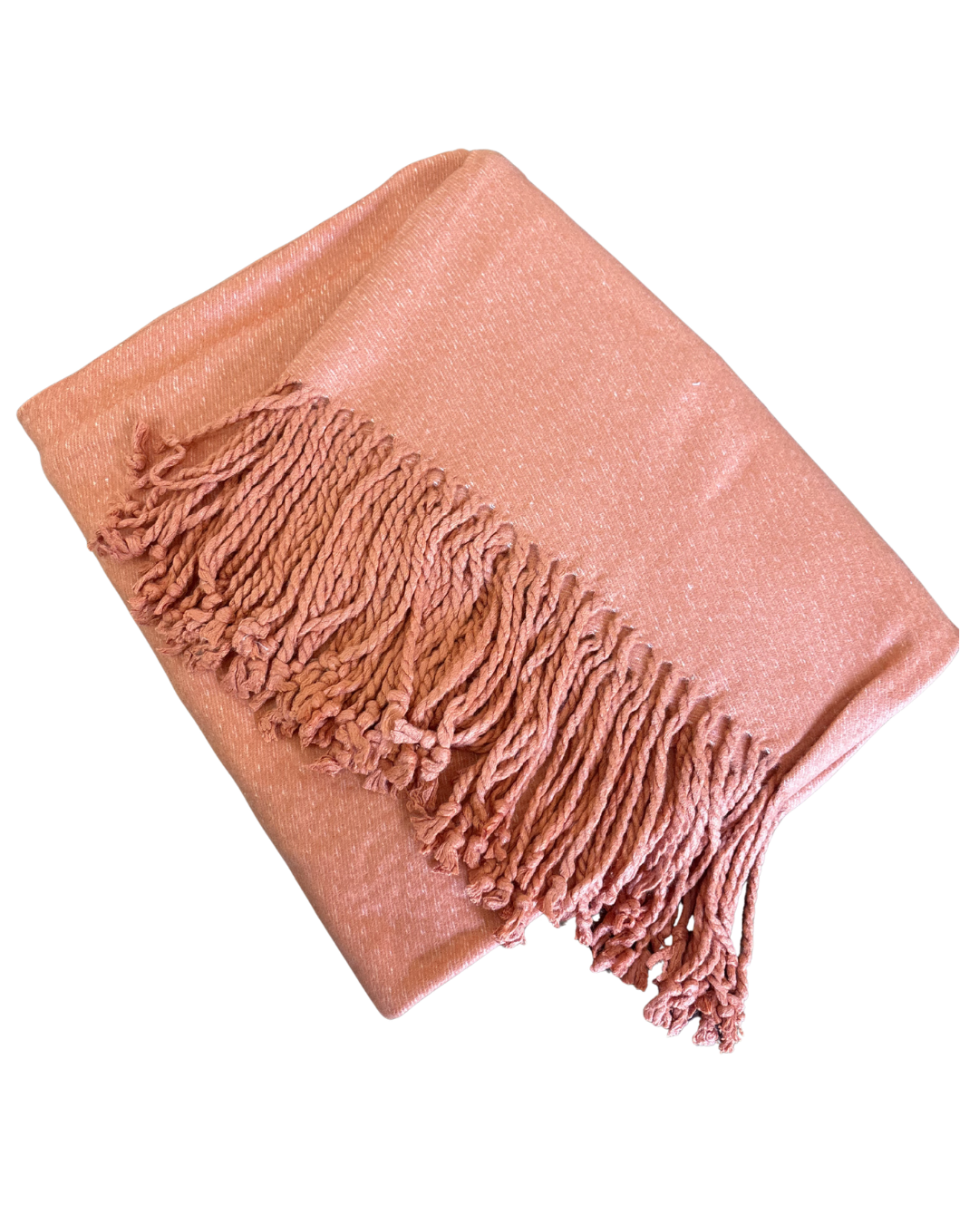 Bamboo and Rayon Throw Blanket- Cinnabar