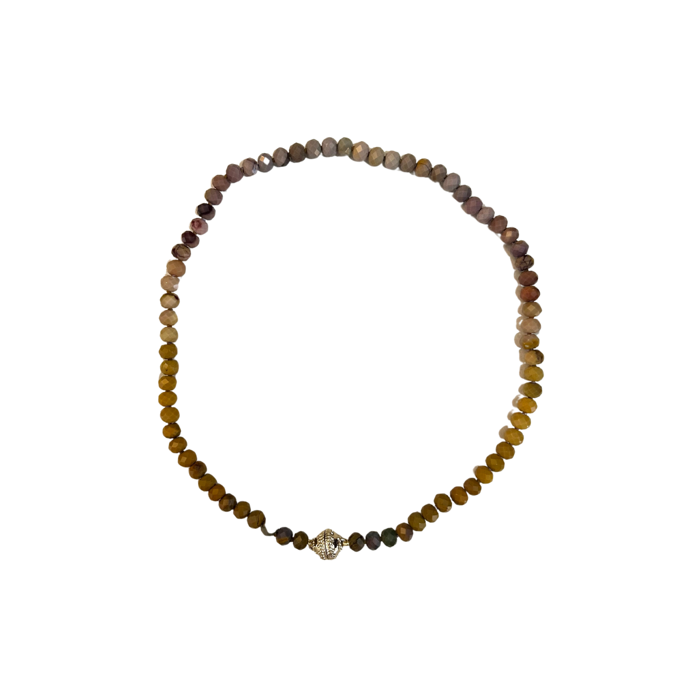 Multi-Color Mookaite Jasper Mini Necklace