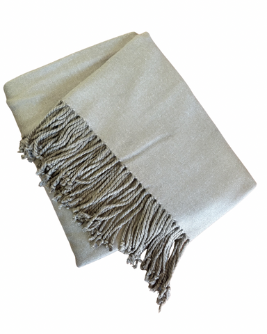 Bamboo and Rayon Throw Blanket- Olive