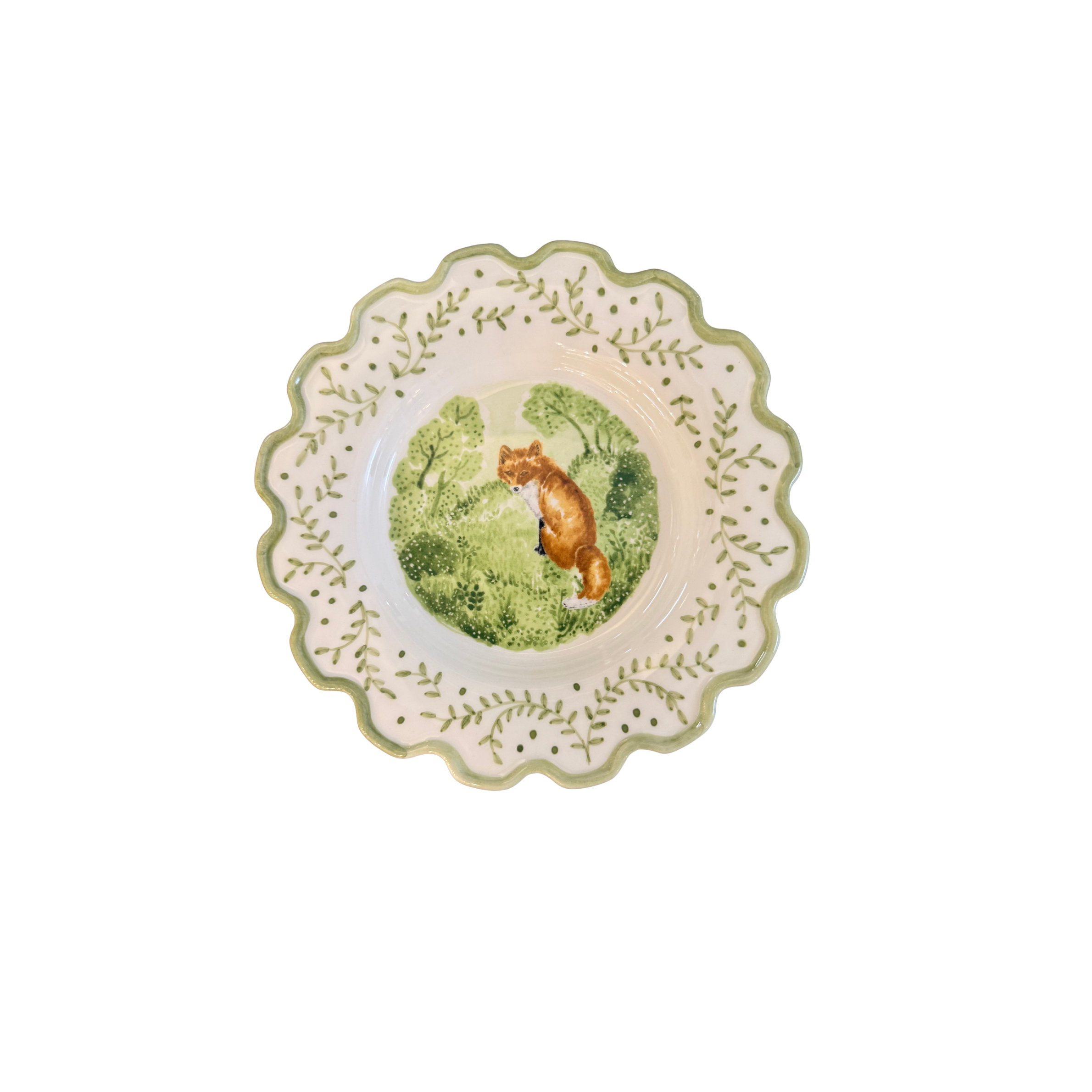 Foxy Dinner Plate