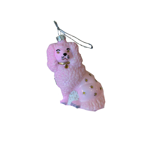 Regal Spanie Pink Dog Ornament