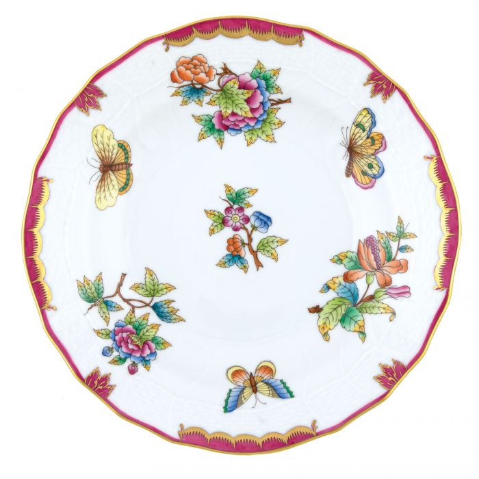 Queen Victoria Pink Dessert Plate