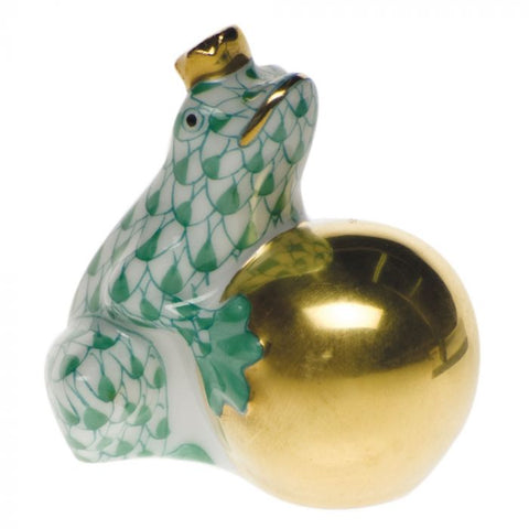 Frog with Crown-Green